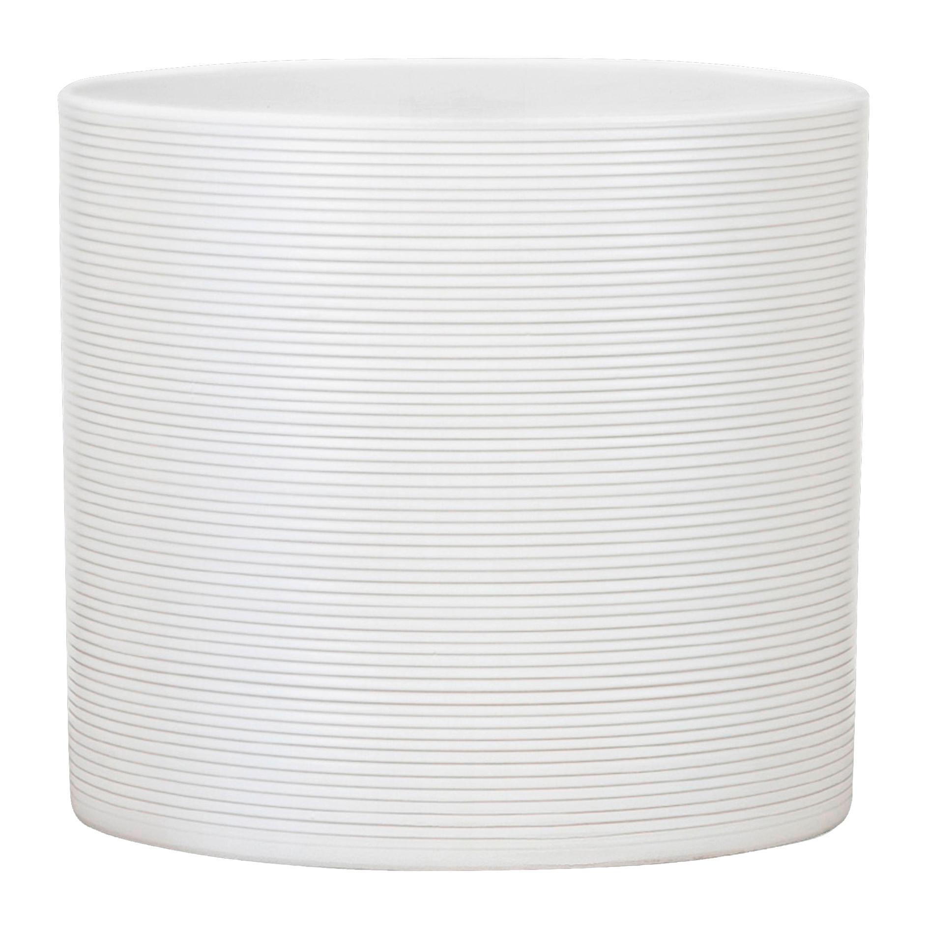 Kaspó Panna Átm./ma.: Kb. 19/17cm - fehér, kerámia (19/17cm)