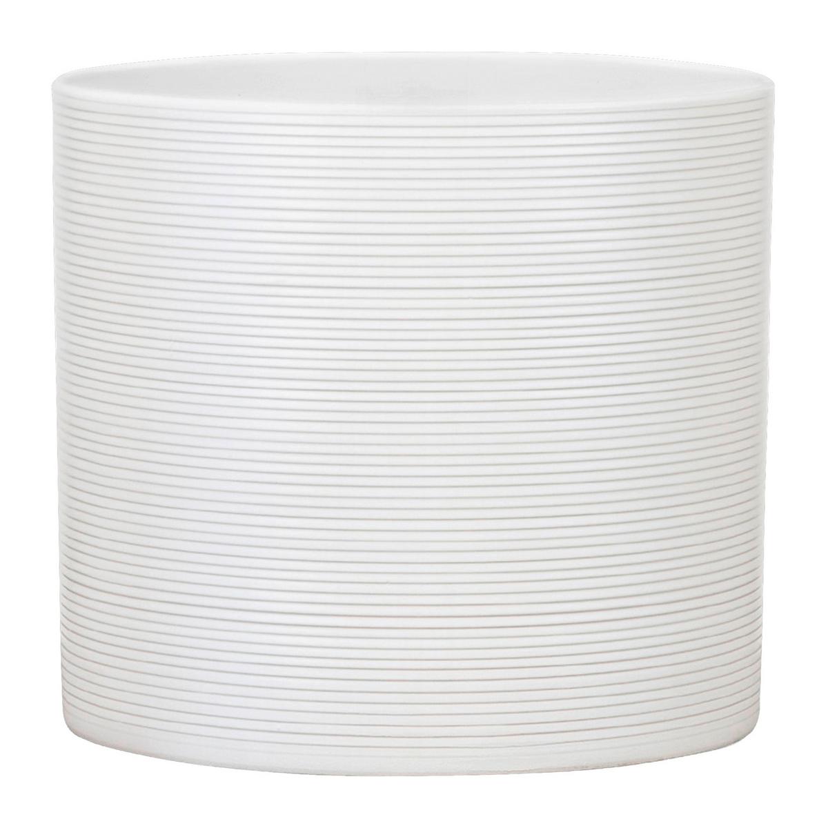 Kaspó Panna Átm./ma.: Kb. 19/17cm - fehér, kerámia (19/17cm)