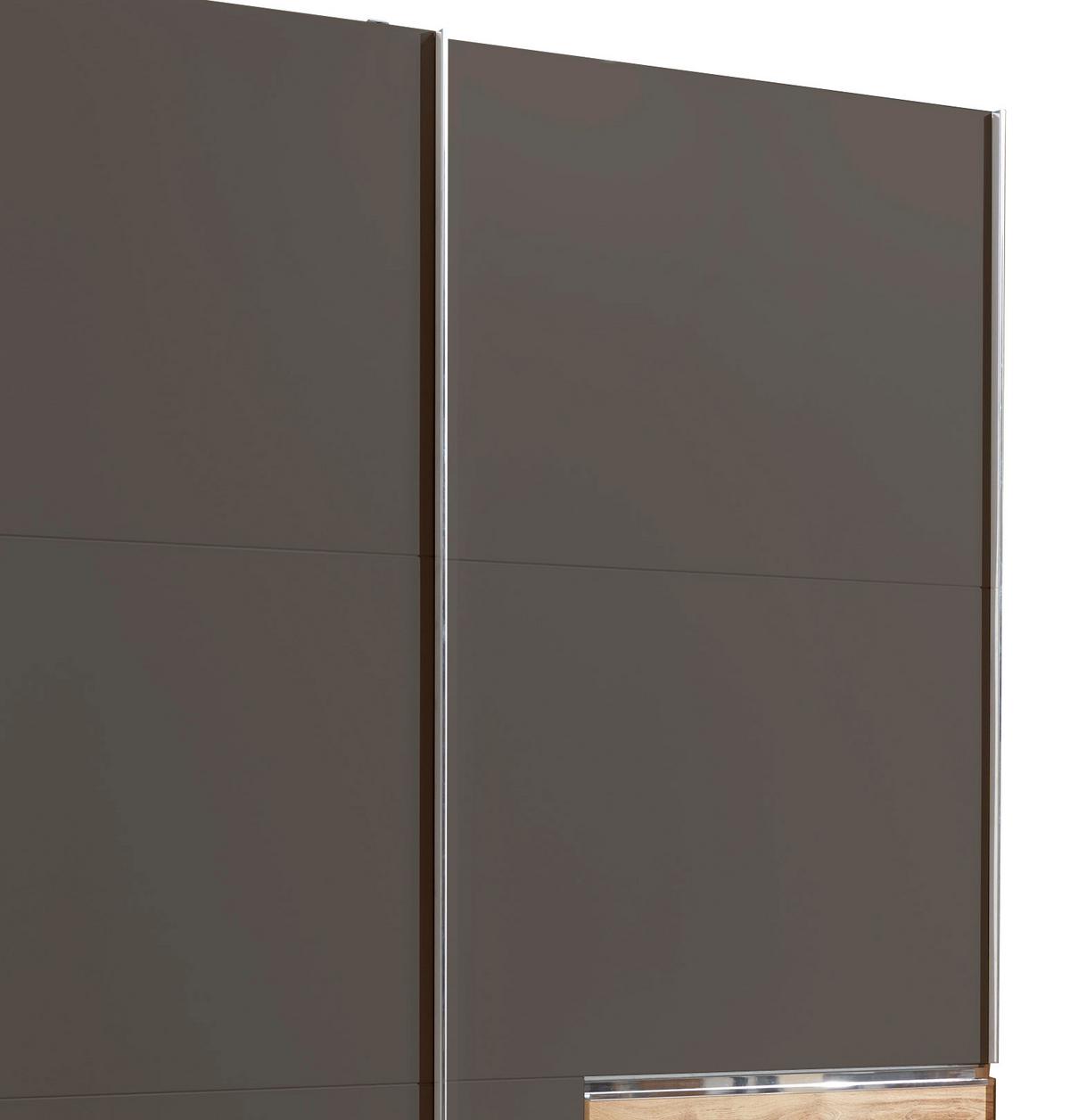 Ormar S Kliznim Vratima Level 36a - boje grafita/boje hrasta, Moderno, drvni materijal/metal (300/216/65cm) - Modern Living