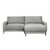 Canapea modulara CORA - gri, Modern, lemn/textil (223/86/161cm) - Mömax