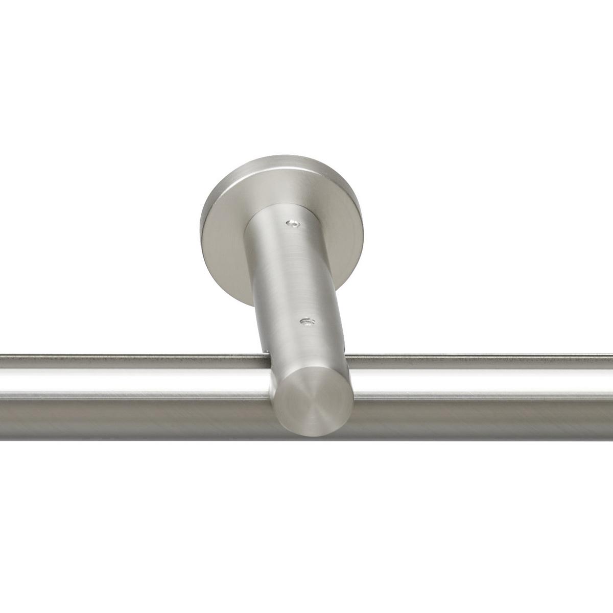 Set galerii perdele Innenlauf - culoare inox, metal (160cm) - Premium Living