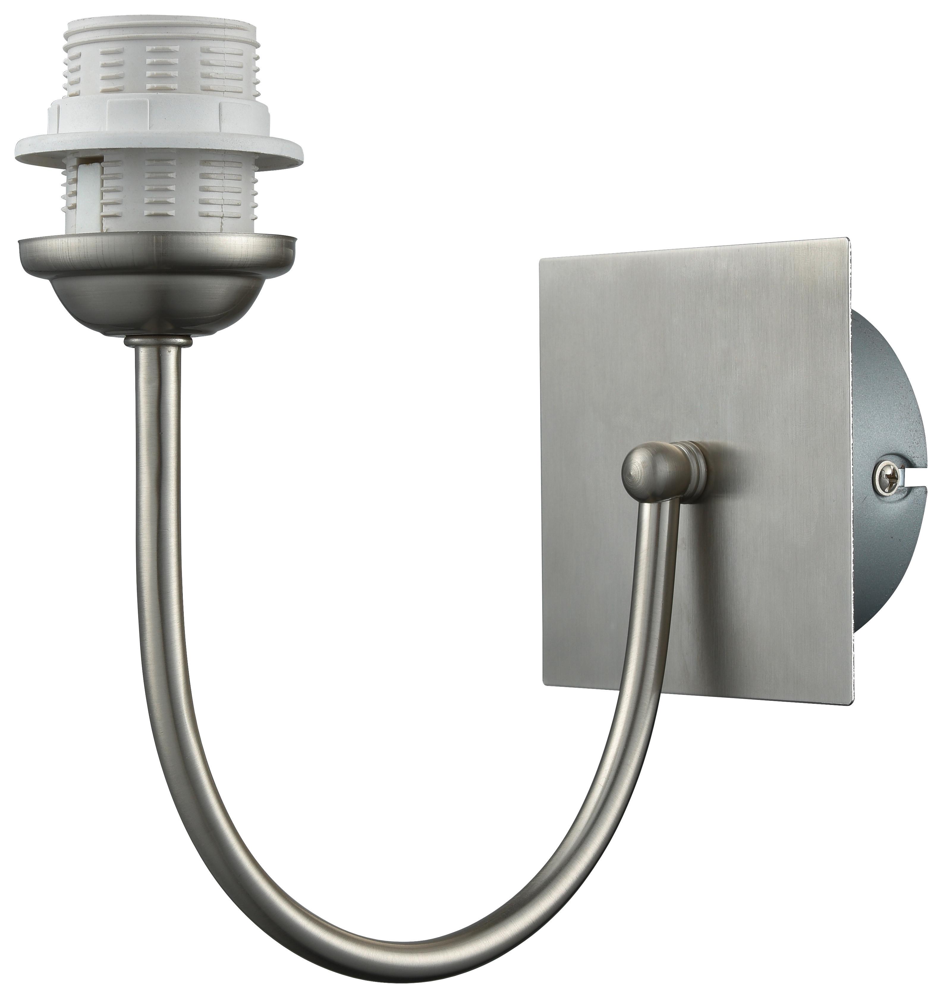 Wandleuchte Walli max. 60 Watt - Nickelfarben, Metall (19,8/19,8cm) - Modern Living