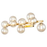 WANDLEUCHTE DALLAS - Goldfarben, Basics, Glas/Metall (66,5/22/22cm) - MAYTONI