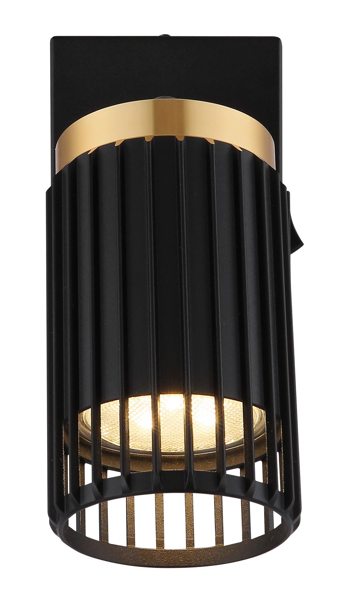 STRAHLER 57906-1 KORBEN - Goldfarben/Schwarz, Design, Metall (7/12cm) - Globo