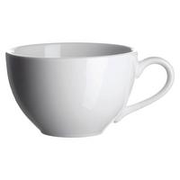 Cappuccinotasse mit Untertasse Colombia in Weiß, 12-teilig - Weiß, Basics, Keramik - Mäser