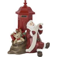 FIGURKA ŚWIĄTECZNA AM1123012 - czerwony/biały, Lifestyle, tworzywo sztuczne (16,1/20,5/14cm) - X-Mas