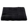 Duschtusch Chris in Schwarz ca. 70x140cm - Schwarz, Textil (70/140cm) - Premium Living