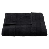 Duschtusch Chris in Schwarz ca. 70x140cm - Schwarz, Textil (70/140cm) - Premium Living