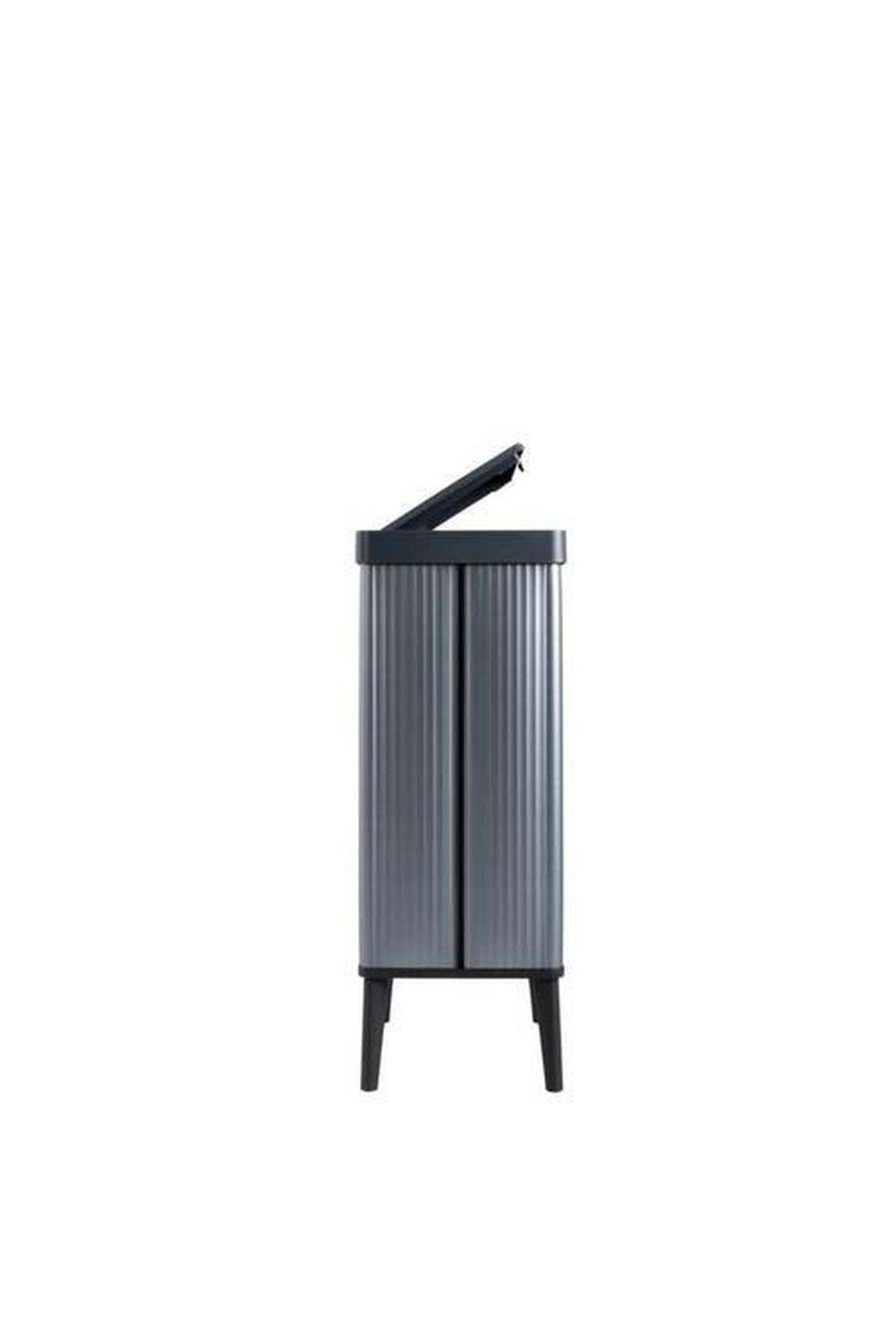 KOSZ NA ODPADY VERTO BIN HIGH, PERLROSA - brudny róż, Basics, tworzywo sztuczne (26,5/68,7/43,5cm) - Curver