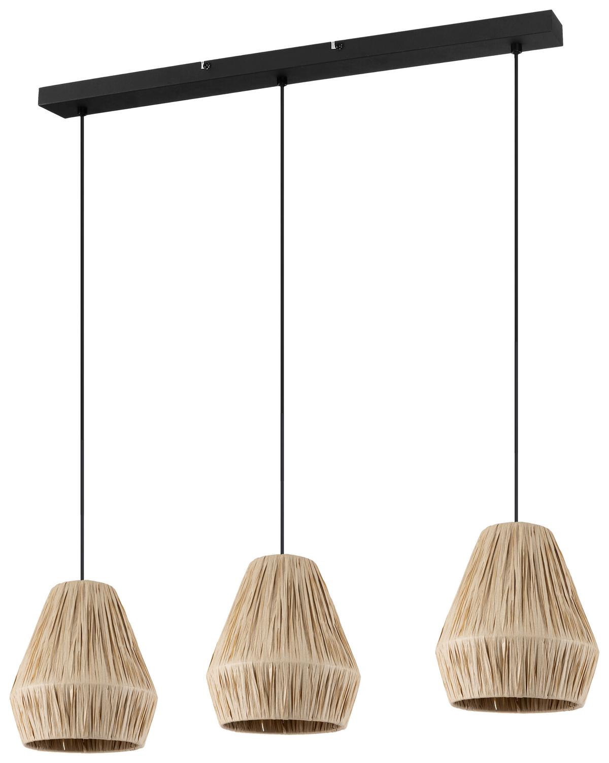 LAMPA WISZĄCA DAVIDE - czarny, Design, metal/papier (80/20/120cm) - Collet's Monde