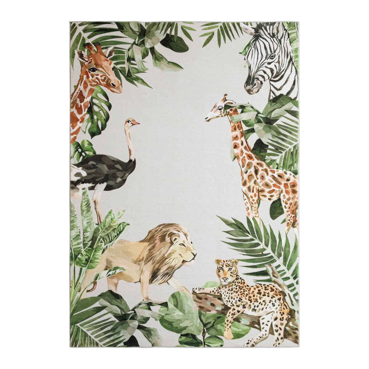 Kinderteppich Tierwelt Multicolor ca. 120x170cm - Multicolor, Textil (120/170cm) - Mömax