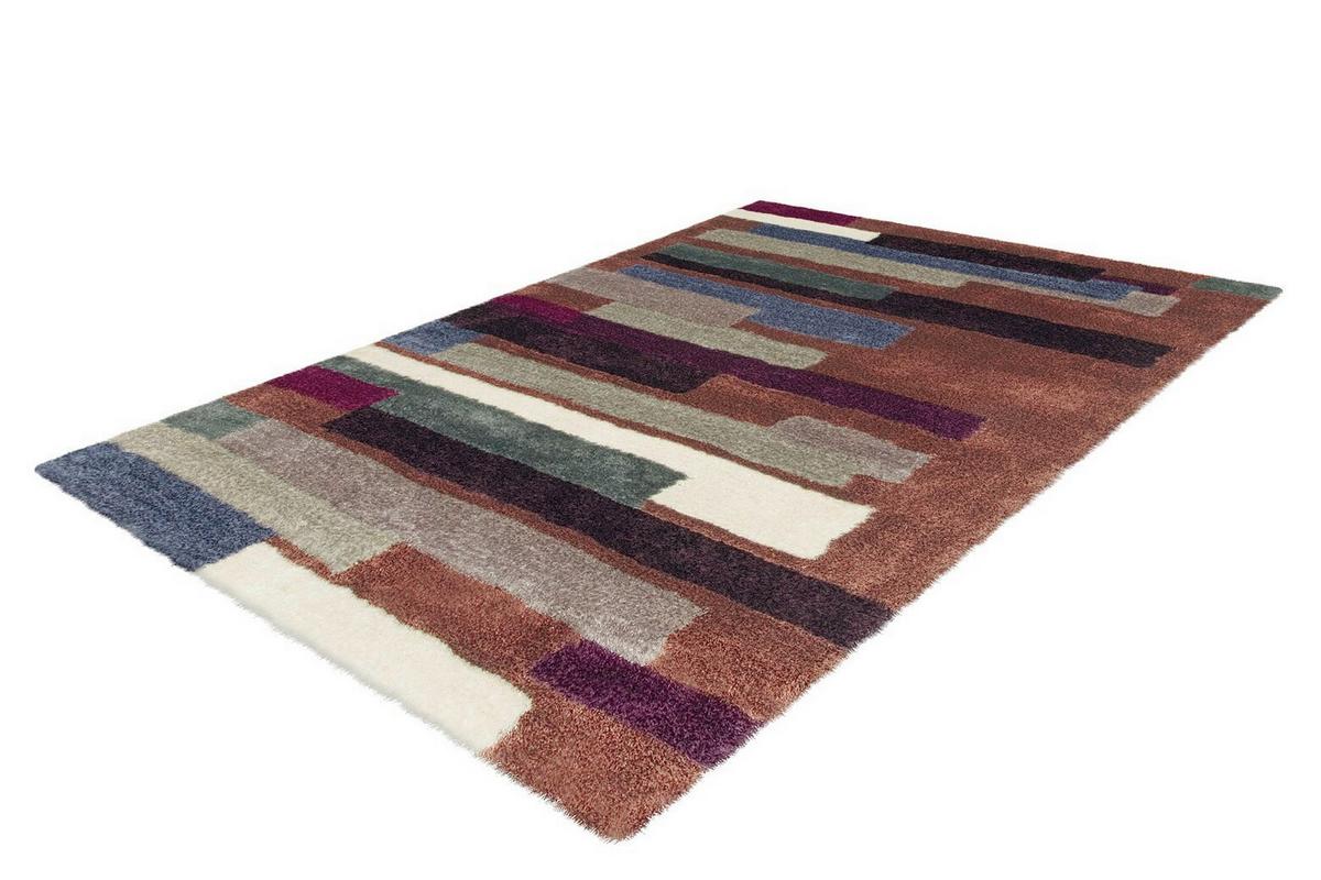 Hochflorteppich Dance 8104 Multi/schok 120x180 - Multicolor/Braun, Basics, Textil (120/180cm) - Kayoom