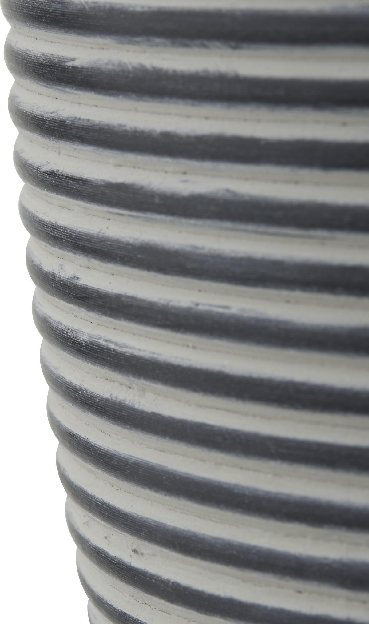 Vase Marlene Schwarz - Schwarz, Lifestyle, Kunststoff (22/59cm) - Mömax