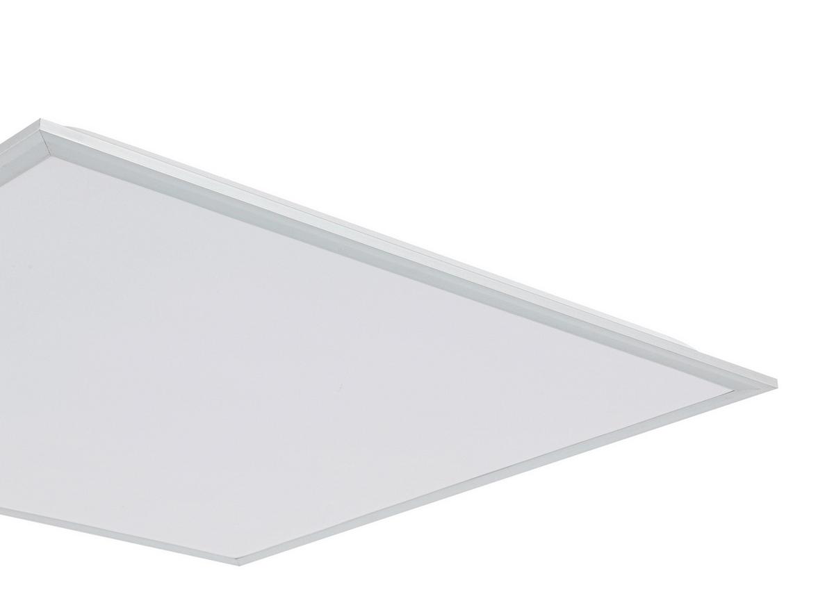 Led Stropna Svjetiljka Cornelius-Akt- - bijela/srebrne boje, Moderno, metal/plastika (60/60/7,5cm) - Mömax