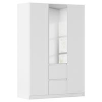 Ormar S Klasičnim Vratima Nidda - bijela/srebrne boje, Basics, drvni materijal (136/197/54cm) - Modern Living