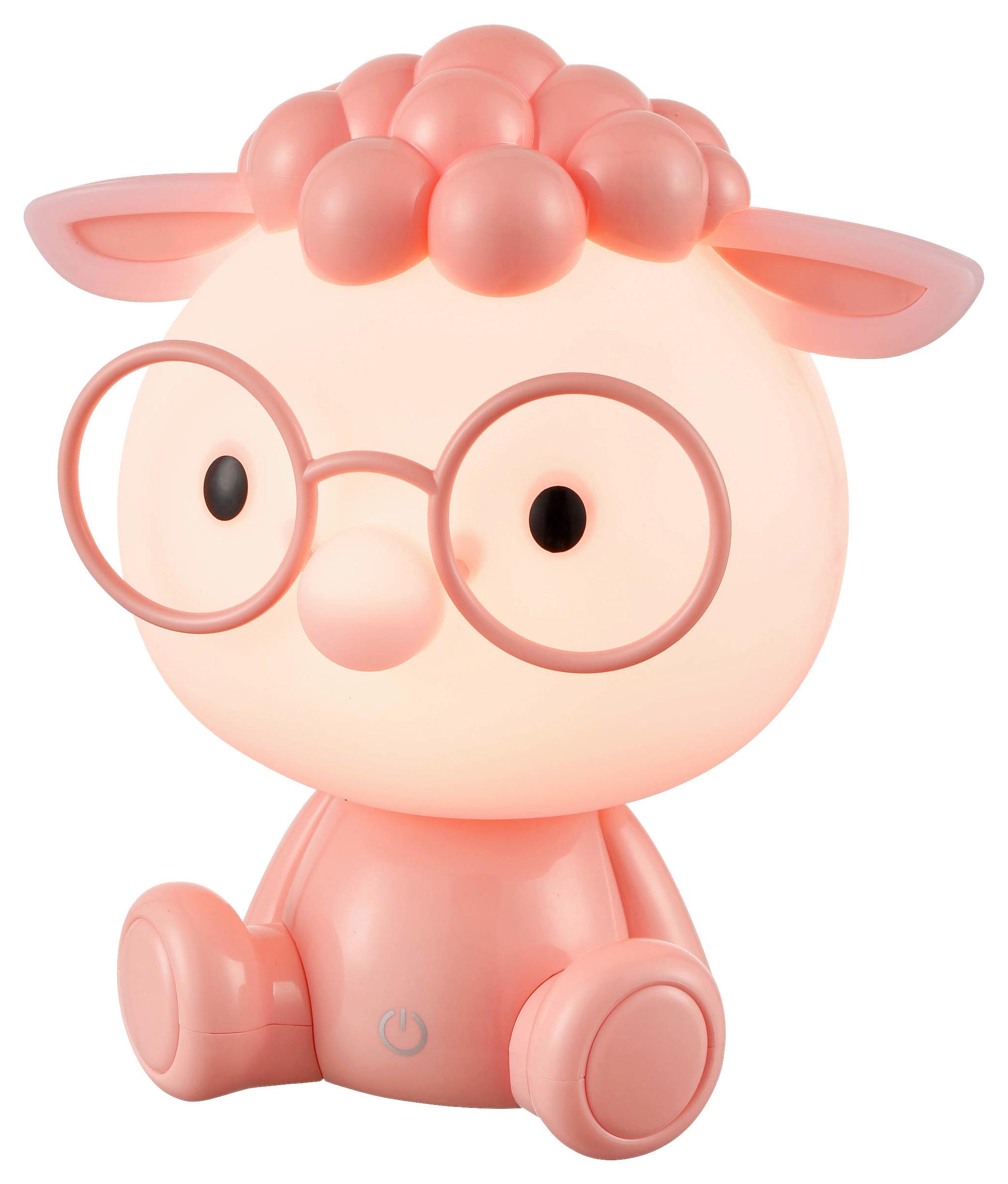 LED-Tischleuchte Schofi in Rosa max. 3 Watt - Rosa, KONVENTIONELL, Kunststoff (20/22/15cm) - Mömax