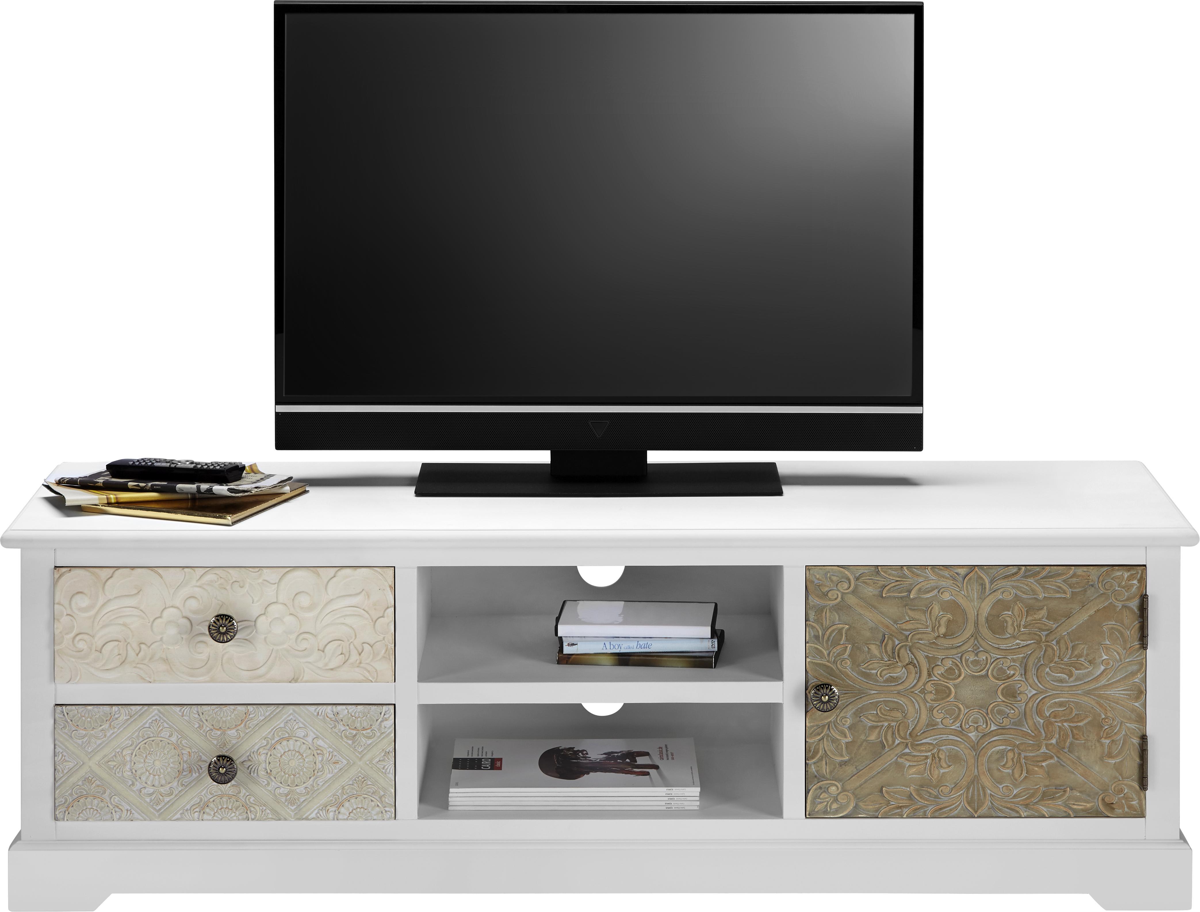 TV-Element in Multicolor 'Avery' - Multicolor, MODERN, Holz/Metall (140/45/40cm) - Bessagi Home