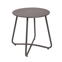 GARTENBEISTELLTISCH BEISTELLTISCH VALERIA - Anthrazit/Schwarz, MODERN, Kunststoff/Metall (40/44/40cm) - Gardenson