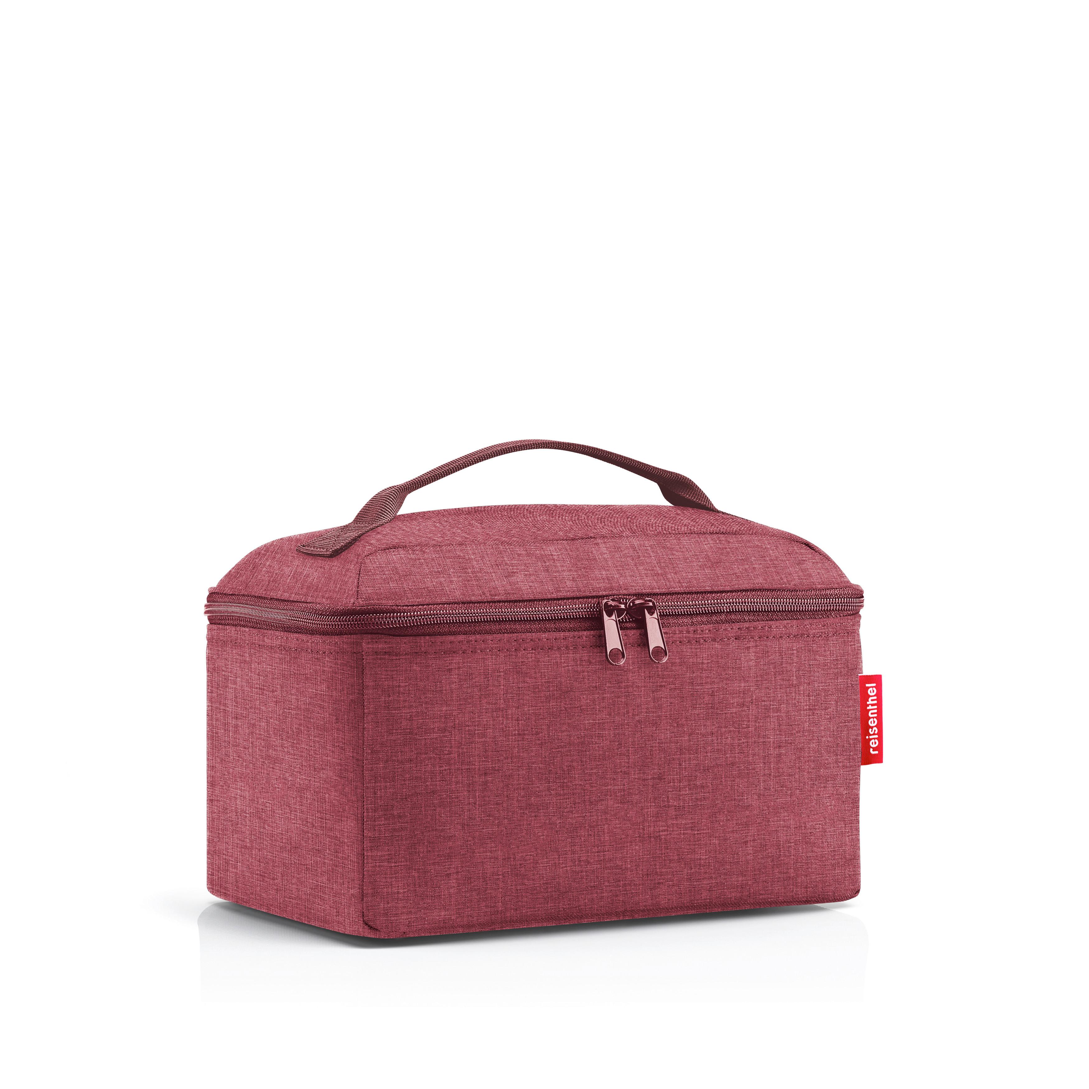 KOSMETYCZKA BEAUTYCASE TWIST MAROON - bordowy, Basics, tkanina (27/18/17cm) - Reisenthel