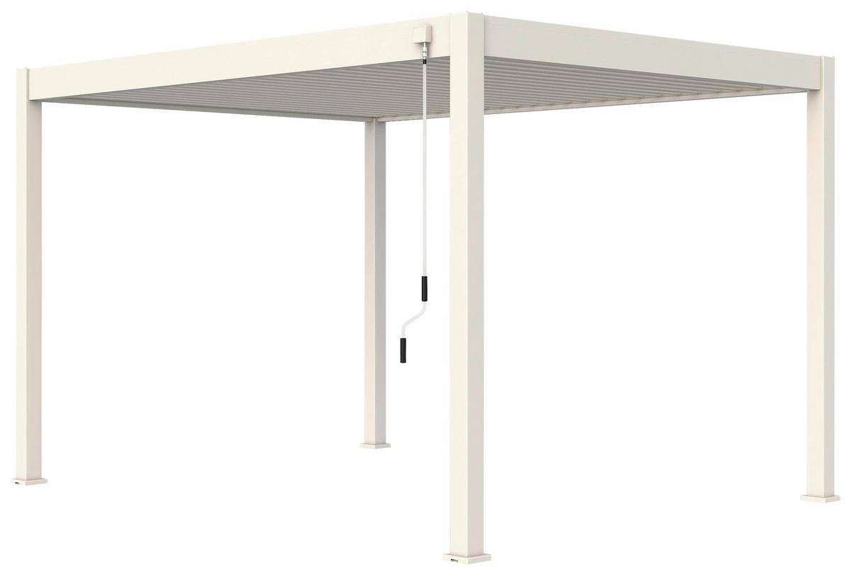Pavillon Classic ca. 360x255x300 cm Weiß - Weiß, Basics, Metall (360/255/300cm) - Gardenson