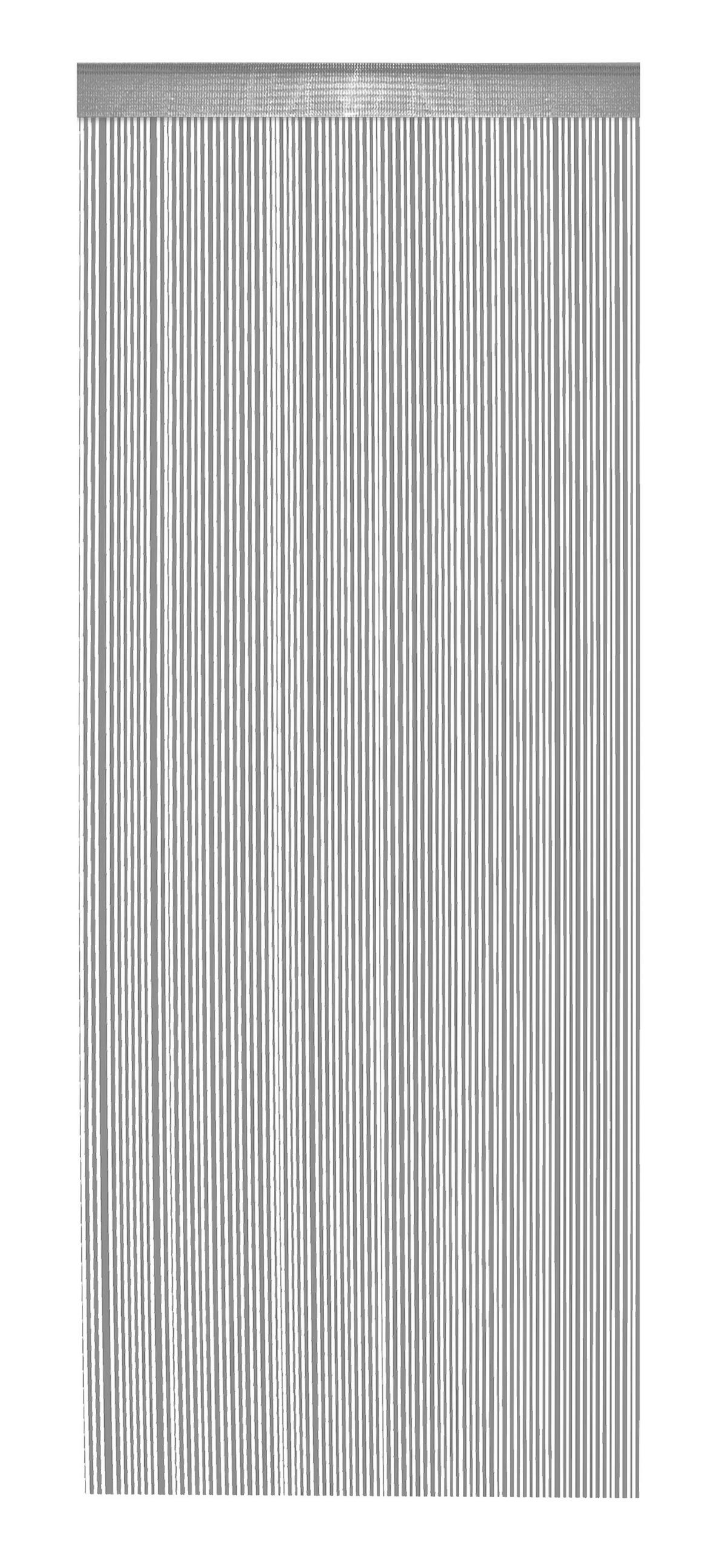 Zsinórfüggöny Hammer - ezüst, textil (90/245cm) - Best Price