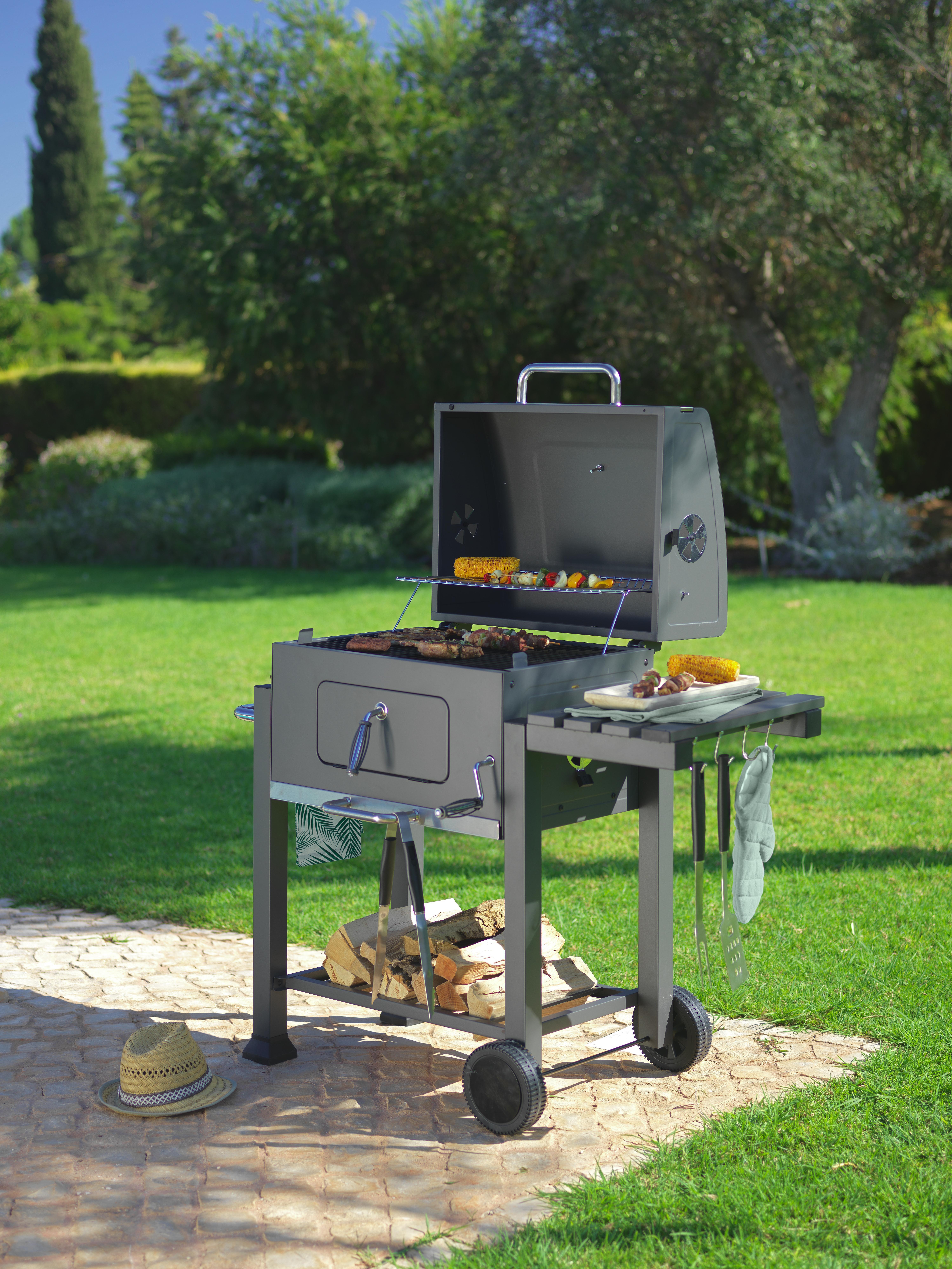 Holzkohlegrill aus Edelstahl - Jetzt bestellen