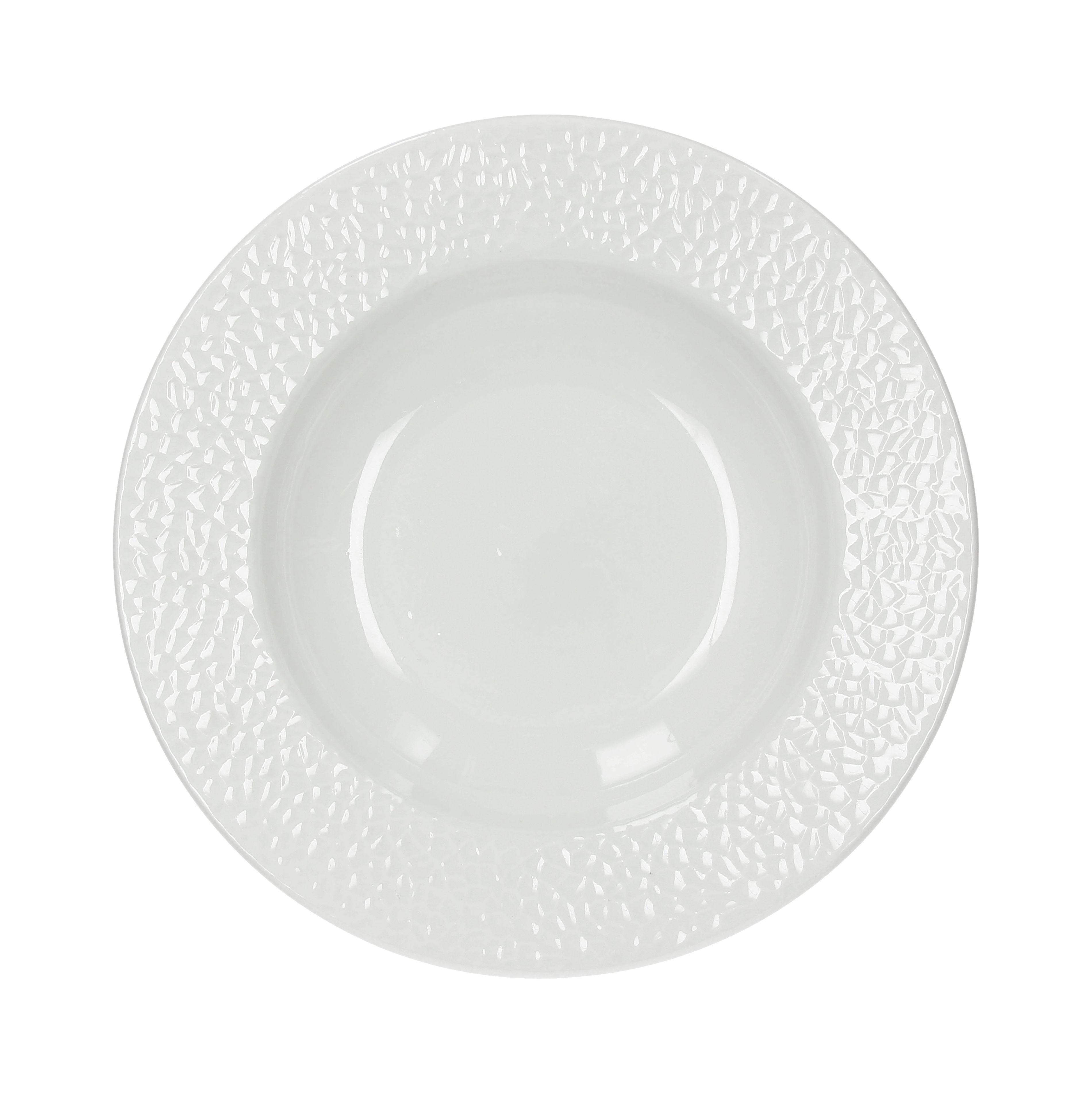 Tanjur Duboki Golf Bianco, Ø: 22cm - bijela, Basics, keramika (22/22/4cm) - Tognana