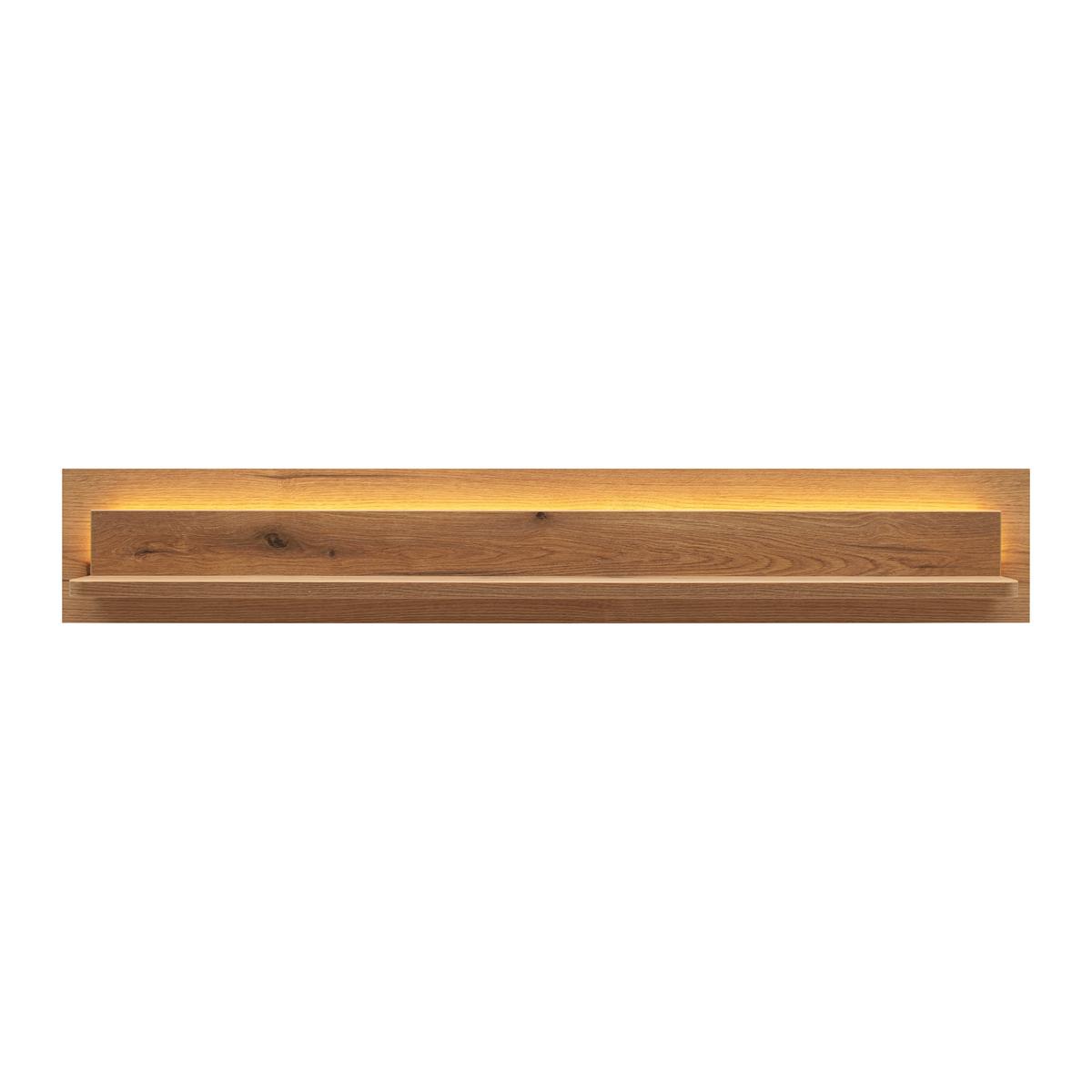 Wandboard Alameda Eichefarben - Eichefarben, MODERN, Holzwerkstoff (150/24/18cm) - Mömax