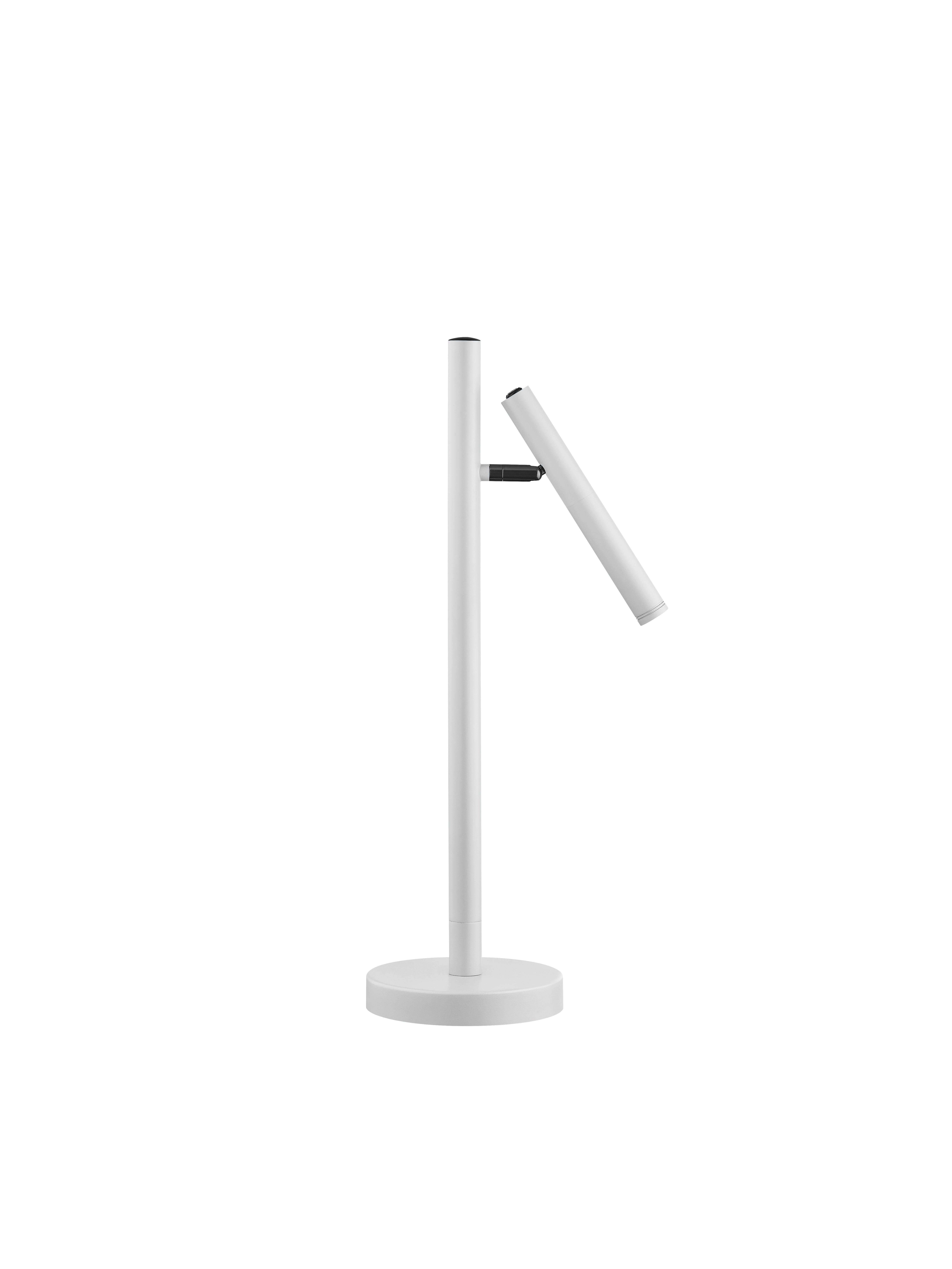 LAMPA STOŁOWA Z AKUMULATOREM 50448/1-07 STREAK - biały, Design, metal (50cm) - Hell