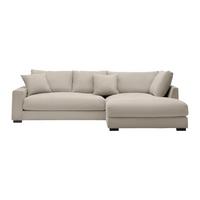 Kutna Garnitura Pedro - crna/taupe, Moderno, tekstil/plastika (300/190cm) - Mömax