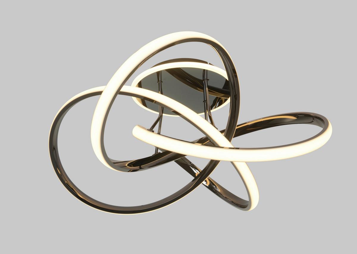 LAMPA SUFITOWA LED 9064-105 BANDOL - czarny chrom, Design, tworzywo sztuczne/metal (65/34,5cm)