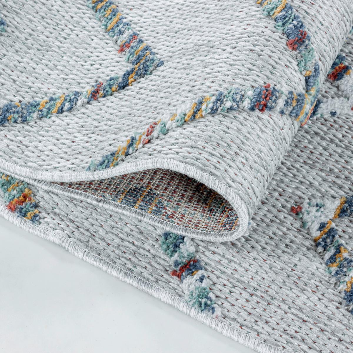 Flachwebeteppich Bahama Multicolor ca. 80x250cm - Multicolor, Design, Textil (80/250cm) - Novel