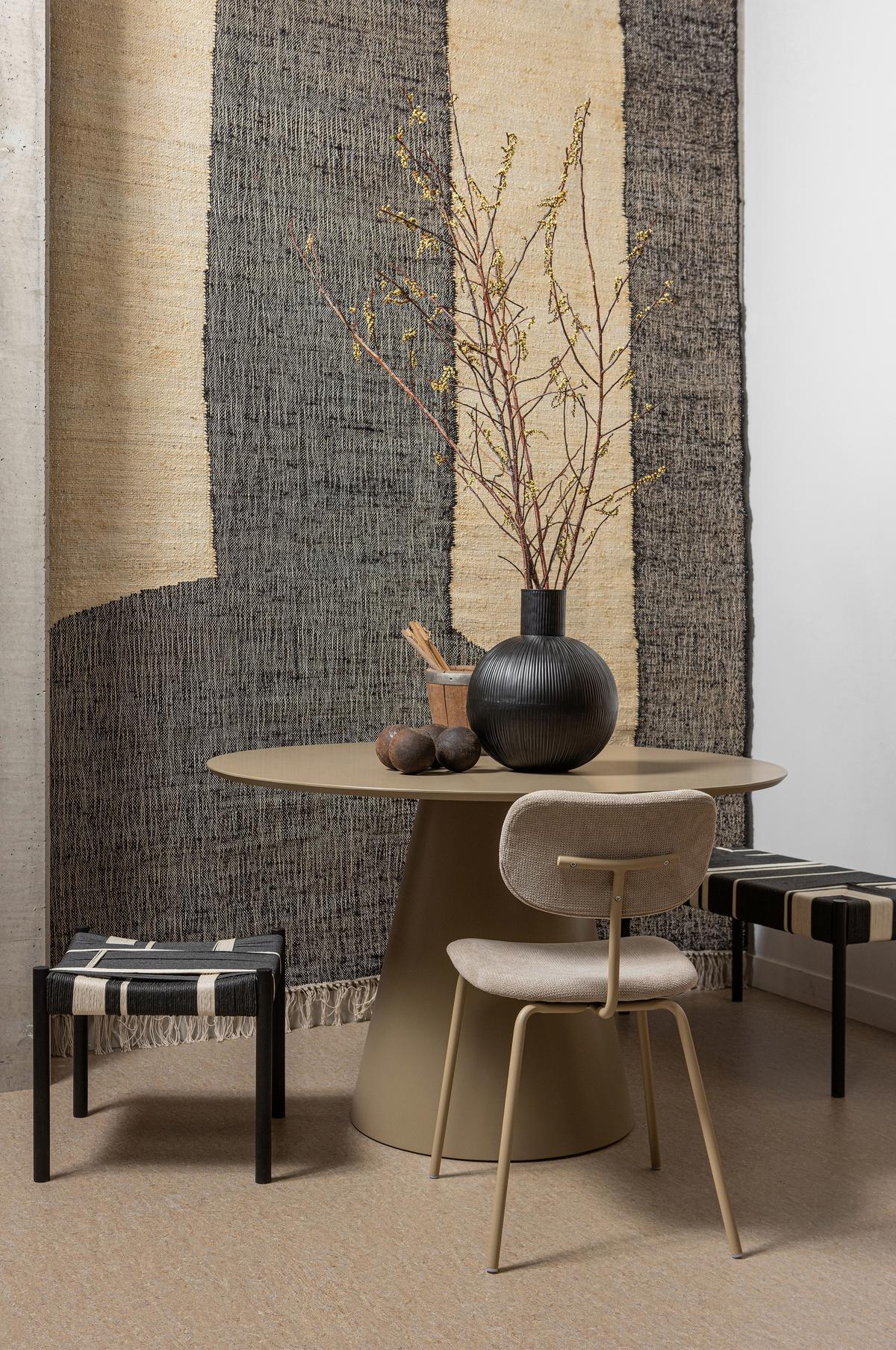 Esstisch Jorre Braun - Braun, Design, Holzwerkstoff (120/120/76cm) - Livetastic