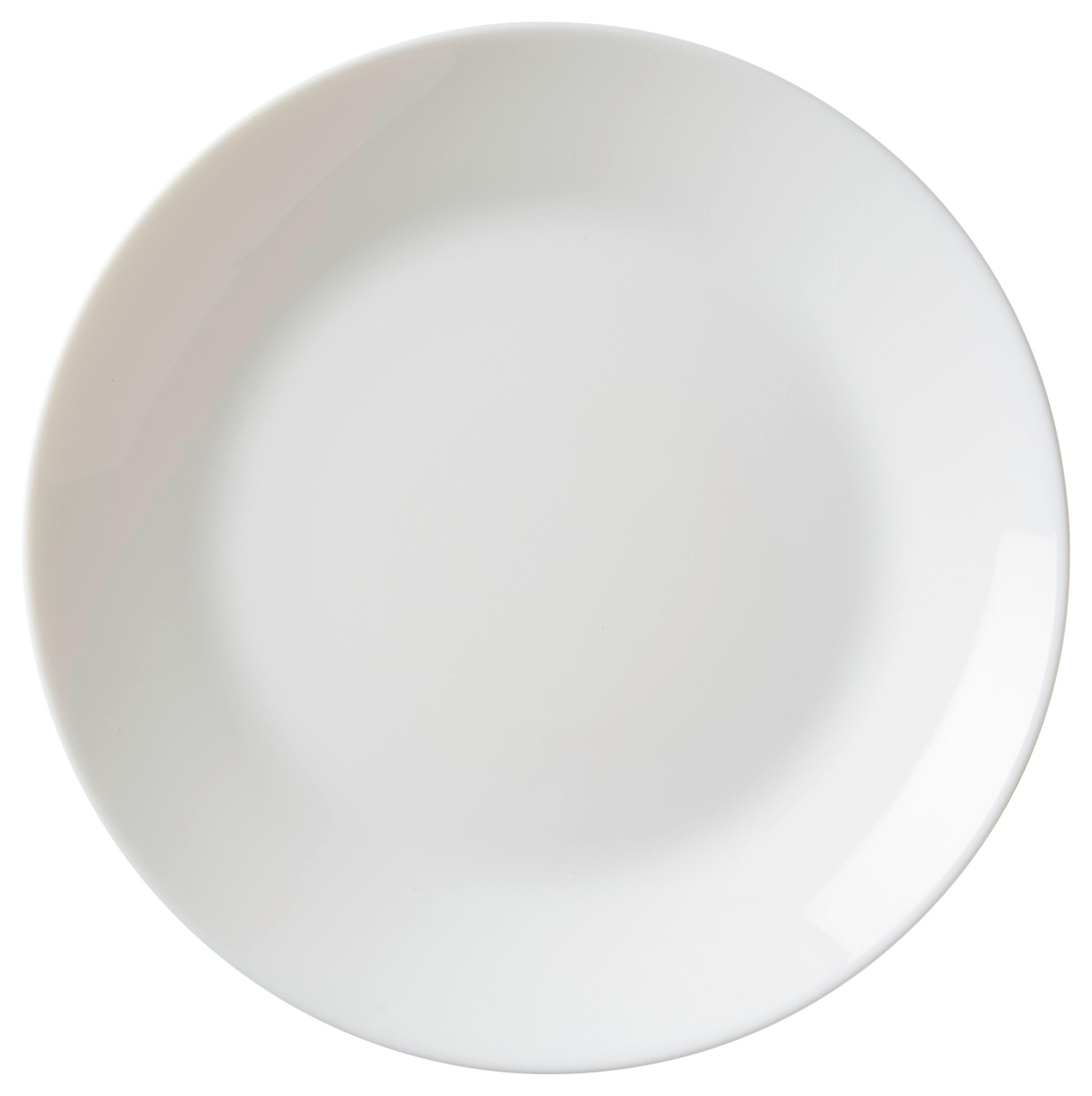Suppenteller Brigitte Weiß  Ø ca. 20cm - Weiß, KONVENTIONELL, Glas (20cm) - Based