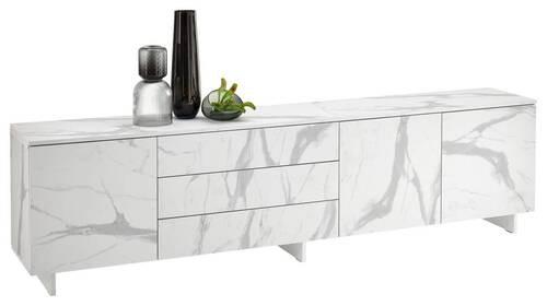 Lowboard in Weiss - Weiss, Design, Holzwerkstoff (230/60/38cm) - Mömax