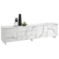 Lowboard in Weiss - Weiss, Design, Holzwerkstoff (230/60/38cm) - Mömax