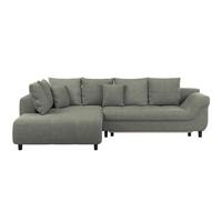 Kutna Garnitura Mendoza - zelena/crna, Design, tekstil/drvo (197/309cm) - Modern Living