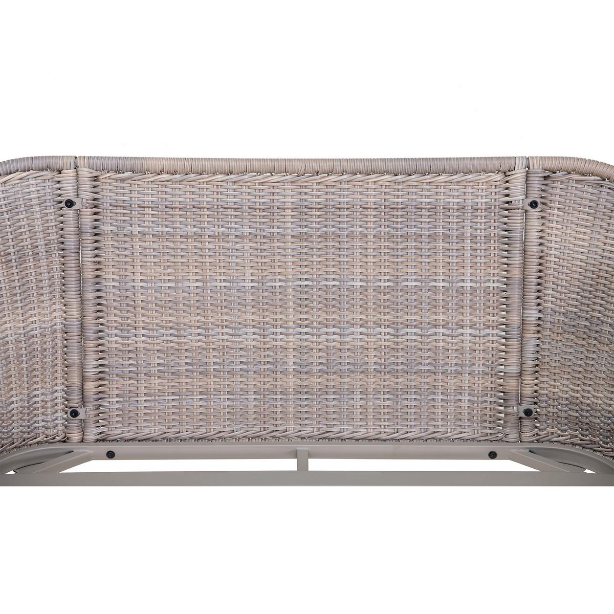 Doppelliege Tagesbett Porto Grau/Naturfarben - Naturfarben/Grau, Basics, Holz/Kunststoff (142/82/128cm) - Modante