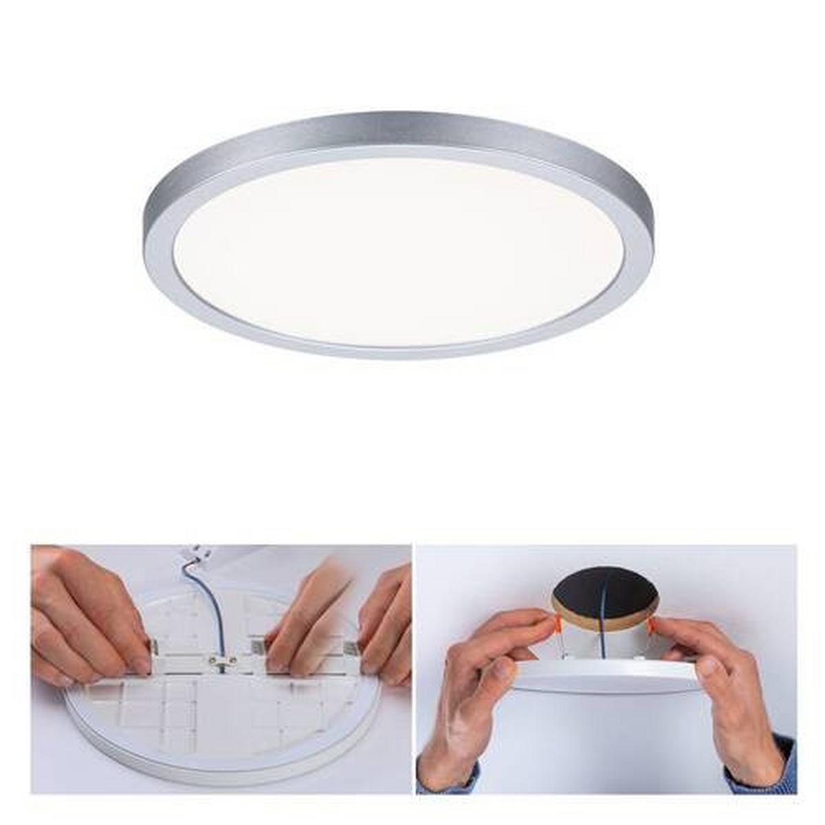LED-Paneel Areo VariFit in Chromfarben max. 13 Watt - Chromfarben, Design, Kunststoff (17,5cm) - Paulmann