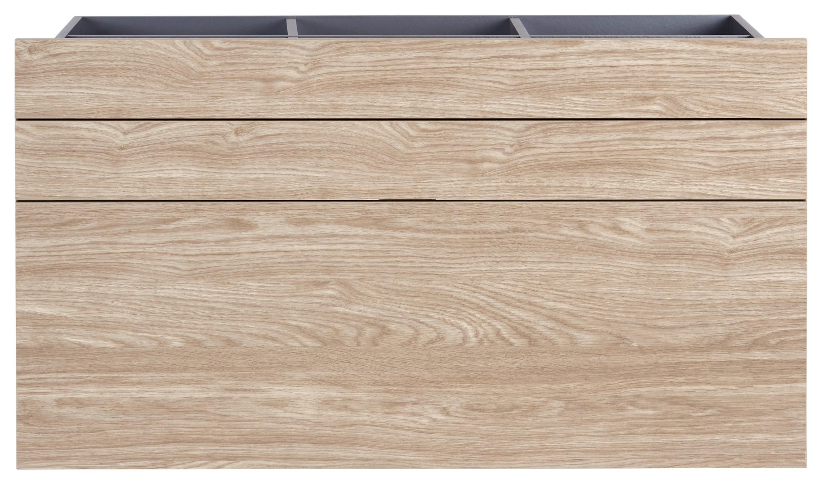 Schubladenset Unit in Eichefarben - Eichefarben, MODERN, Holzwerkstoff (91/50,3/47cm) - Based