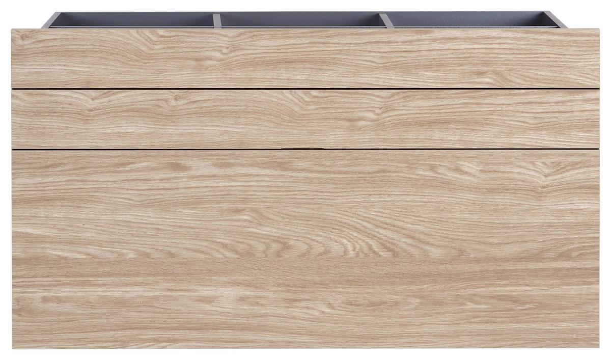 Schubladenset Unit in Eichefarben - Eichefarben, MODERN, Holzwerkstoff (91/50,3/47cm) - Based