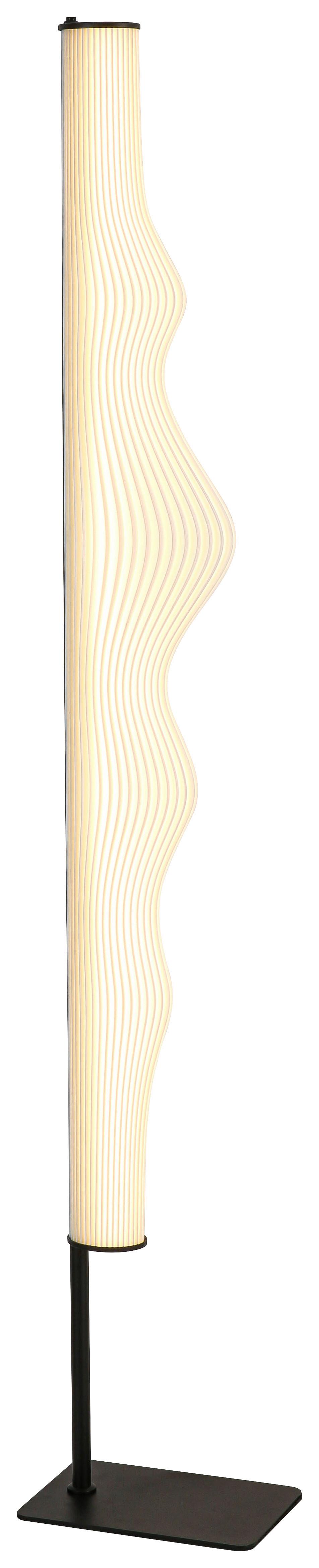 LED-GOLVLAMPA LASERI - vit/svart, Klassisk, metall/plast (26/19/148cm) - Mömax
