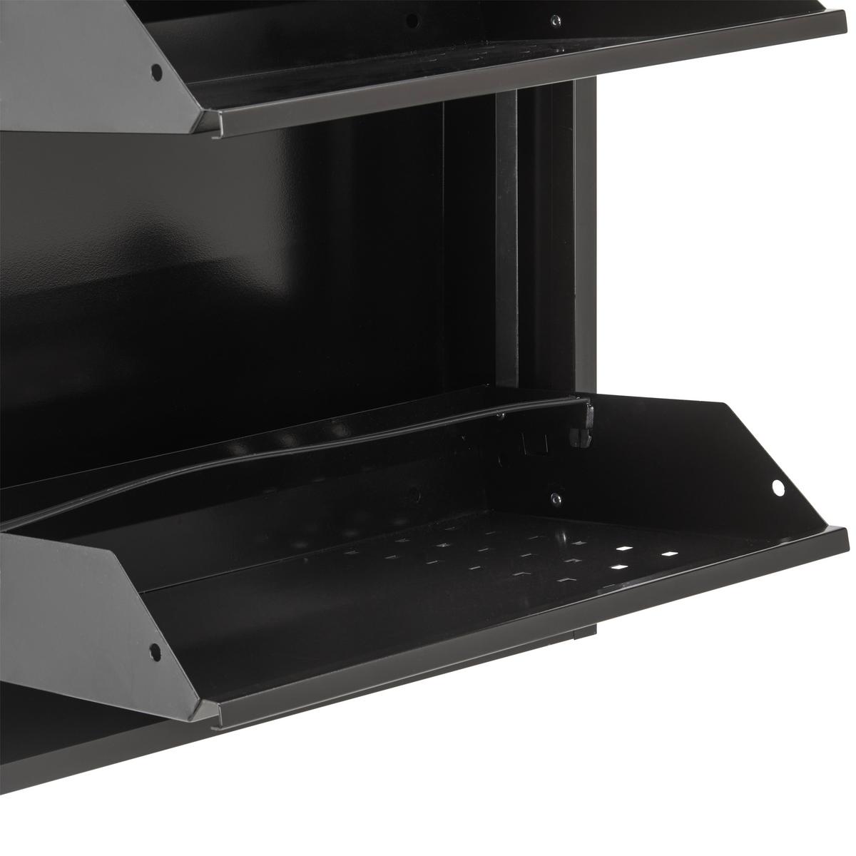 Schuhkipper in Schwarz - Schwarz, Modern, Metall (50/70/15cm) - Mömax