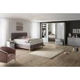 Boxspringbett in Grau ca. 160x200cm - Chromfarben/Grau, KONVENTIONELL, Holz/Textil (160/200cm) - Premium Living Boxspringbett in Grau ca. 160x200cm - Chromfarben/Grau, KONVENTIONELL, Holz/Textil (160/200cm) - Premium Living
