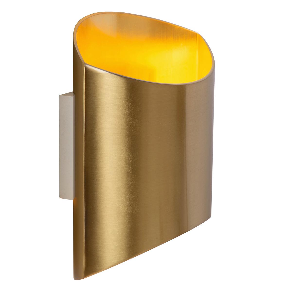 Led-wandleuchte 09240/01/02 Diletta - Messingfarben, Konventionell, Metall (22.5/16/8.5cm) - Lucide