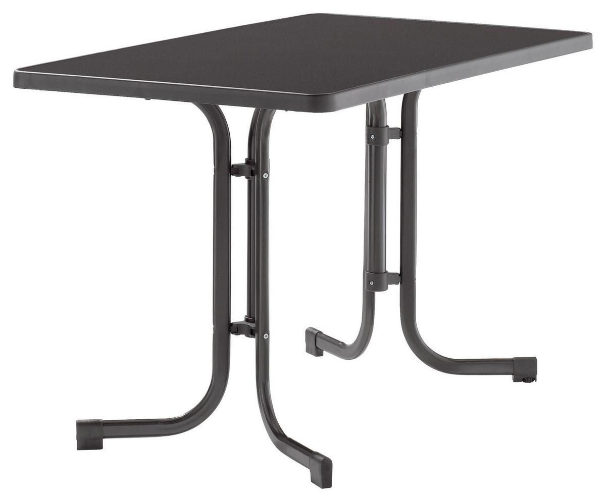 Gartentisch ca.115x70x72cm Grau - Grau, MODERN, Holzwerkstoff/Metall (115/70/72cm) - Sieger