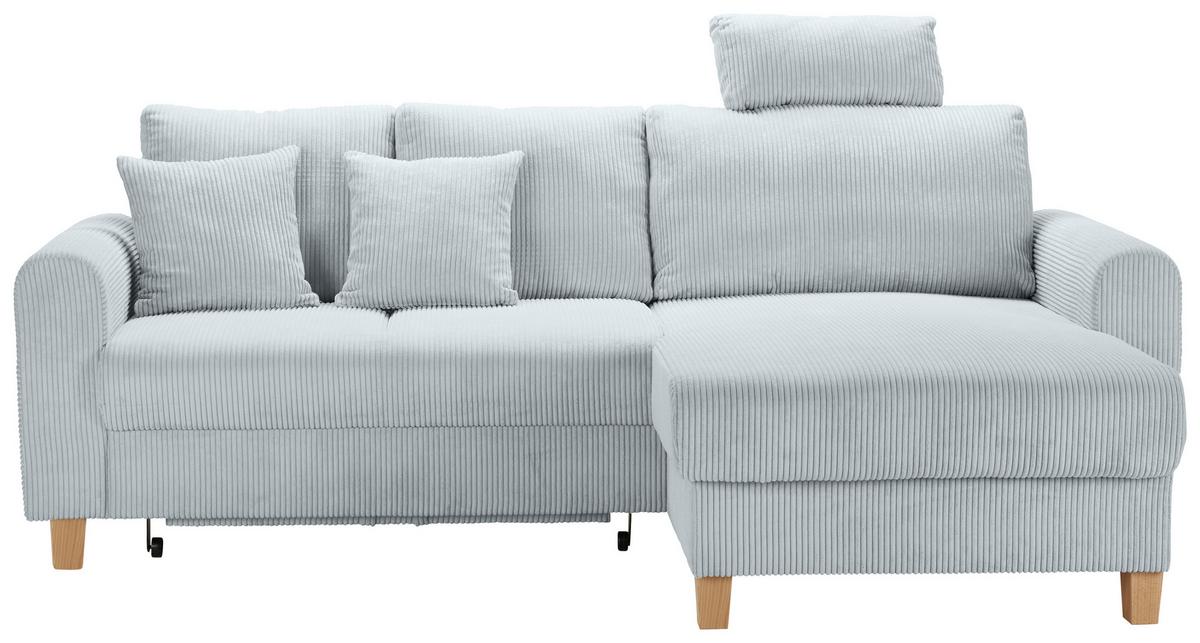 Colţar LILLE - gri, Modern, textil (232/110/156cm) - Best Price