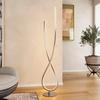 LED-GOLVLAMPA KUI - champagne/svart, Modern, metall/plast (26l)