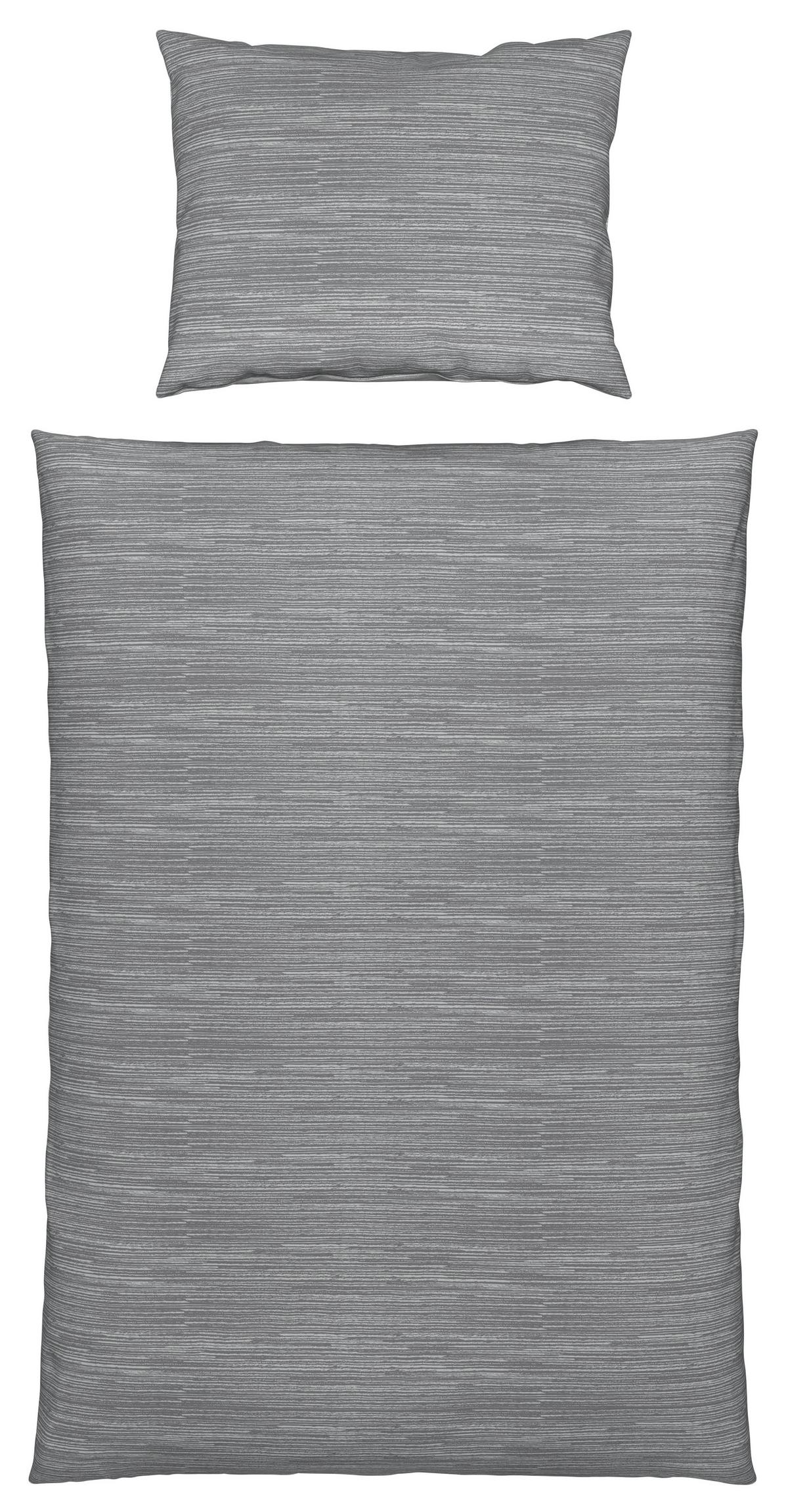 Kétoldalas Ágyneműhuzat Matthias - világosszürke/szürke, Modern, textil (140/200cm) - Modern Living