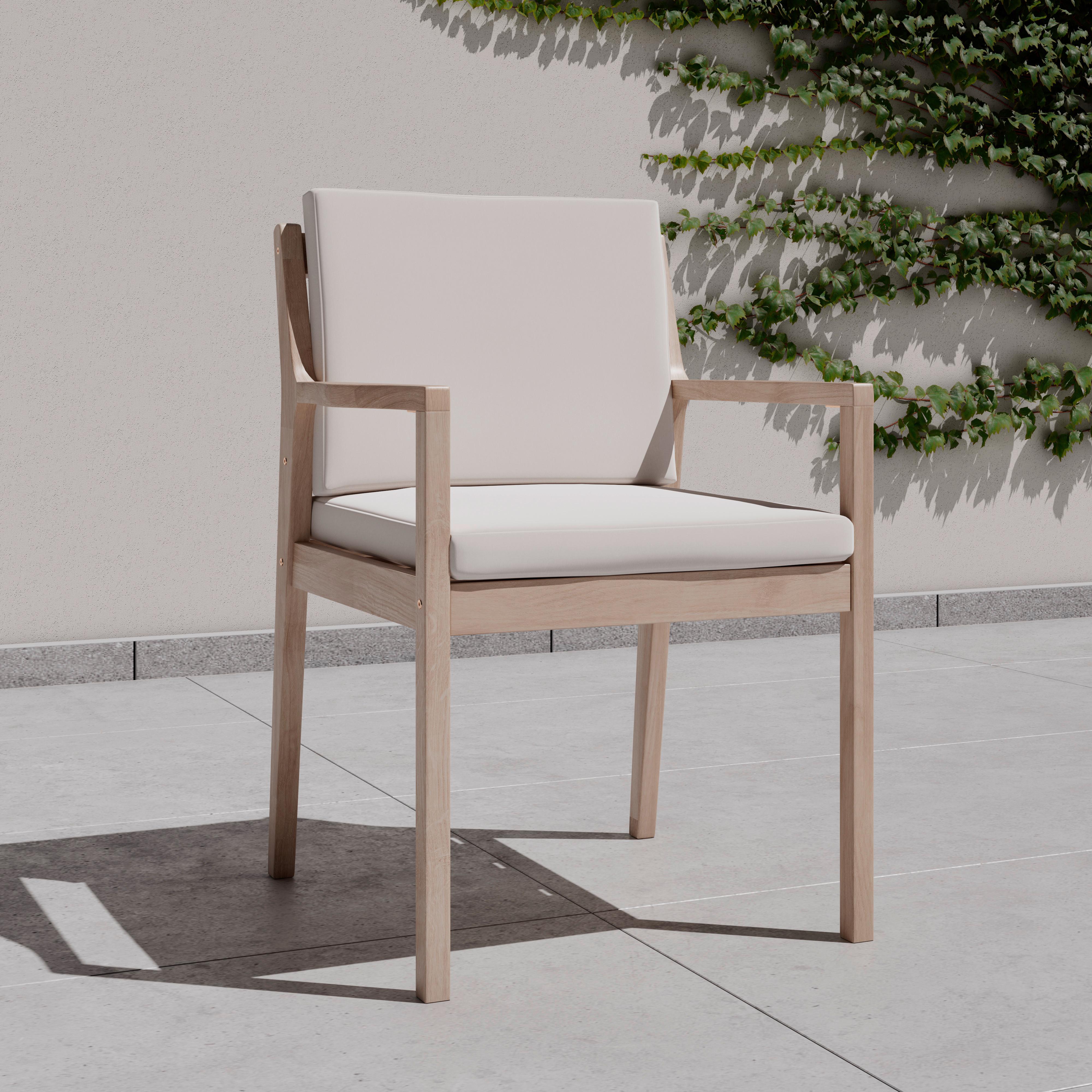 chaise de jardin in Naturfarben - Naturfarben, Natur, Holz (62/84/56cm) - Mömax